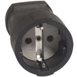 Розетка переносная 16А 250В с заземл. ПВХ-облив черн. (еврослот) UNIVersal ОА1020 Розетка переносная 16А 250В с заземл. ПВХ-облив черн. (еврослот) UNIVersal ОА1020