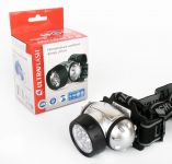 Фонарь налобный LED 5352 14LED 4 режима 3хLR03 металлик Ultraflash 10261 Фонарь налобный LED 5352 14LED 4 режима 3хLR03 металлик Ultraflash 10261