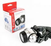 Фонарь налобный LED 5353 19LED 4 режима 3хLR03 металлик Ultraflash 10262 Фонарь налобный LED 5353 19LED 4 режима 3хLR03 металлик Ultraflash 10262
