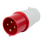 Вилка 024 переносная 3Р+РЕ 32А 380В IP44 Rexant 11-8904 Вилка 024 переносная 3Р+РЕ 32А 380В IP44 Rexant 11-8904