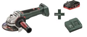 Машина шлифовальная угловая W 18 LTX 125 Акк. 1х3.5Ач LiHD+ЗУ ASC55 Metabo T03330 Машина шлифовальная угловая W 18 LTX 125 Акк. 1х3.5Ач LiHD+ЗУ ASC55 Metabo T03330