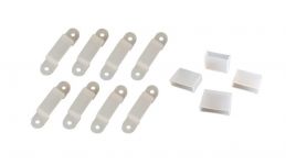 Комплект креплений для ленты светодиодной PLS PRO 2835/168-24В (8клипс+4заглушки) JazzWay 5039650 Комплект креплений для ленты светодиодной PLS PRO 2835/168-24В (8клипс+4заглушки) JazzWay 5039650