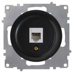 Розетка компьютерная 1-м СП Florence RJ45 кат.5E механизм черн. (1E20701303) OneKeyElectro 2172816 Розетка компьютерная 1-м СП Florence RJ45 кат.5E механизм черн. (1E20701303) OneKeyElectro 2172816