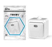 Выключатель 1-кл. ОП Dita IP54 10А 250В с индикацией бел. TOKOV ELECTRIC TKL-DT-V1I-C01-IP54 Выключатель 1-кл. ОП Dita IP54 10А 250В с индикацией бел. TOKOV ELECTRIC TKL-DT-V1I-C01-IP54