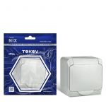 Розетка 1-м ОП Nix 16А IP54 250В с заземл. с крышкой сер. TOKOV ELECTRIC TKE-NX-R1Z-C06-IP54 Розетка 1-м ОП Nix 16А IP54 250В с заземл. с крышкой сер. TOKOV ELECTRIC TKE-NX-R1Z-C06-IP54