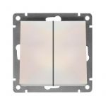Выключатель 2-кл. СП Афина 10А IP20 механизм жемчуг Universal A0023-OBr Выключатель 2-кл. СП Афина 10А IP20 механизм жемчуг Universal A0023-OBr