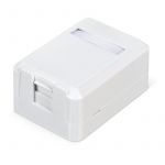 Корпус настенной розетки для установки 1-ой вставки типа Keystone Jack Д WRline WR-MB-1 бел. Hyperline 505219 Корпус настенной розетки для установки 1-ой вставки типа Keystone Jack Д WRline WR-MB-1 бел. Hyperline 505219