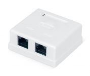 Розетка компьютерная 2-м ОП WR-WS-8P8C-C5E-2 RJ45 кат.5E неэкранир. Dual IDC бел. WRline 505216 Розетка компьютерная 2-м ОП WR-WS-8P8C-C5E-2 RJ45 кат.5E неэкранир. Dual IDC бел. WRline 505216