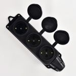 Розетка 3-м ОП 16А 2P+PE IP44 220-240В каучук LEZARD 106-0400-0101/101 Розетка 3-м ОП 16А 2P+PE IP44 220-240В каучук LEZARD 106-0400-0101/101