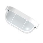 Светильник "Банник" 1402 НПП 03-60-022 1х60Вт E27 IP65 овал малый корпус с решеткой бел. Элетех 1005500939 Светильник "Банник" 1402 НПП 03-60-022 1х60Вт E27 IP65 овал малый корпус с решеткой бел. Элетех 1005500939