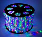 Шнур светодиодный Дюралайт 3W 3.4Вт/м IP65 220В d13мм свечение с динамикой мультиколор (уп.100м) КОСМОС KOC-DL-3W13-RGB Шнур светодиодный Дюралайт 3W 3.4Вт/м IP65 220В d13мм свечение с динамикой мультиколор (уп.100м) КОСМОС KOC-DL-3W13-RGB