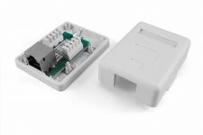 Розетка компьютерная 1-м ОП SB1-1-8P8C-C5e-SH-WH RJ45 (8P8C) кат.5E экранир. Dual IDC Hyperline 430229 Розетка компьютерная 1-м ОП SB1-1-8P8C-C5e-SH-WH RJ45 (8P8C) кат.5E экранир. Dual IDC Hyperline 430229