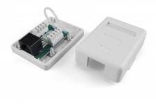 Розетка компьютерная 1-м ОП SB1-1-8P8C-C6-WH RJ45 (8P8C) кат.6 Dual IDC Hyperline 430232 Розетка компьютерная 1-м ОП SB1-1-8P8C-C6-WH RJ45 (8P8C) кат.6 Dual IDC Hyperline 430232