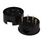 Разъем РШ-ВШ 32А 380В 3Р+РЕ кругл. черн. UNIVersal 1233 Разъем РШ-ВШ 32А 380В 3Р+РЕ кругл. черн. UNIVersal 1233