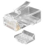 Разъем PLUG-8P8C-UV-C6-100 RJ45(8P8C) под витую пару кат.6 (50 µ"/ 50 мкр. дюйм) универс. (для ож и мж кабеля) со вставкой (уп.100шт) Hyperline 49364 Разъем PLUG-8P8C-UV-C6-100 RJ45(8P8C) под витую пару кат.6 (50 µ"/ 50 мкр. дюйм) универс. (для ож и мж кабеля) со вставкой (уп.100шт) Hyperline 49364