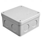 Коробка распределительная ОП 105х105х56мм IP54 7 выходов без гермовводов крышка на винтах сер. Epplast 115062 Коробка распределительная ОП 105х105х56мм IP54 7 выходов без гермовводов крышка на винтах сер. Epplast 115062