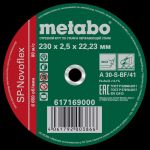 Круг отрезной SP-Novoflex 230х2.5х22.23мм RU нерж. Metabo 617169000 Круг отрезной SP-Novoflex 230х2.5х22.23мм RU нерж. Metabo 617169000