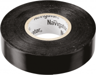 Изолента ПВХ 19мм (рул.20м) черн. NIT-A19-20/BL Navigator 71110 Изолента ПВХ 19мм (рул.20м) черн. NIT-A19-20/BL Navigator 71110