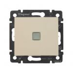 Механизм переключателя проходного 1-кл. СП Valena 10А IP31 250В с зел. индикацией сл. кость Leg 774326 Механизм переключателя проходного 1-кл. СП Valena 10А IP31 250В с зел. индикацией сл. кость Leg 774326