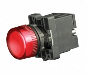 Лампа сигнальная в пластиковом корпусе LED 24В зеленая Лампа сигнальная в пластиковом корпусе LED 24В зеленая