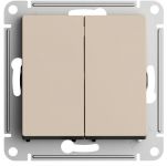 Переключатель перекрестный 2-кл. AtlasDesign 2хсх.7 10АХ механизм песочн. SE ATN001273 Переключатель перекрестный 2-кл. AtlasDesign 2хсх.7 10АХ механизм песочн. SE ATN001273