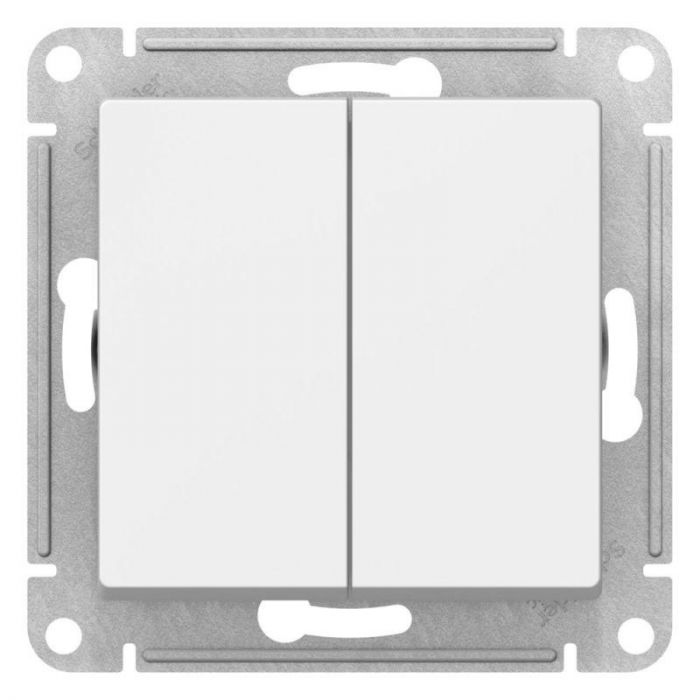 Переключатель перекрестный 2-кл. AtlasDesign 2хсх.7 10АХ механизм лотос SE ATN001373