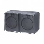 Розетка 2-м ОП AtlasDesign Profi54 16А IP54 250В с заземл. защ. шторки антрацит SE ATN544026 Розетка 2-м ОП AtlasDesign Profi54 16А IP54 250В с заземл. защ. шторки антрацит SE ATN544026