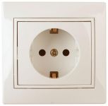 Розетка 1-м СП Plano 1-202-02 16А IP20 250В 2P+E Schuko сл. кость Intro Б0027610 Розетка 1-м СП Plano 1-202-02 16А IP20 250В 2P+E Schuko сл. кость Intro Б0027610