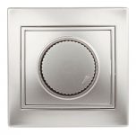 Светорегулятор СП Plano 1-401-03 поворотный 600Вт 230В IP20 алюм. Intro Б0030090 Светорегулятор СП Plano 1-401-03 поворотный 600Вт 230В IP20 алюм. Intro Б0030090