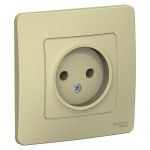 Розетка 1-м СП Blanca 16А IP20 250В без заземл. без защ. шторок беж. SE BLNRS000017 Розетка 1-м СП Blanca 16А IP20 250В без заземл. без защ. шторок беж. SE BLNRS000017