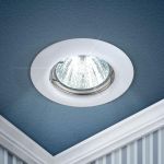 Светильник точечный ST3 WH 50Вт MR16 12В штампован. бел. ЭРА C0043801 Светильник точечный ST3 WH 50Вт MR16 12В штампован. бел. ЭРА C0043801