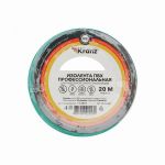 Изолента ПВХ профессиональная 0.18х19мм 20м зел. Kranz KR-09-2803 Изолента ПВХ профессиональная 0.18х19мм 20м зел. Kranz KR-09-2803