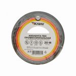Изолента ПВХ профессиональная 0.18х19мм 20м черн. Kranz KR-09-2806 Изолента ПВХ профессиональная 0.18х19мм 20м черн. Kranz KR-09-2806