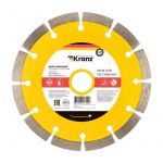 Диск алмазный отрезной сегментный 150x22.2мм Kranz KR-90-0102 Диск алмазный отрезной сегментный 150x22.2мм Kranz KR-90-0102