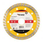 Диск алмазный отрезной Turbo 125x22.2мм Kranz KR-90-0121 Диск алмазный отрезной Turbo 125x22.2мм Kranz KR-90-0121