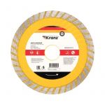 Диск алмазный отрезной Turbo волна 125х22.2х2х10мм Kranz KR-90-0131 Диск алмазный отрезной Turbo волна 125х22.2х2х10мм Kranz KR-90-0131