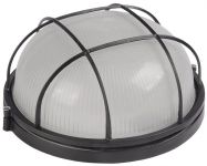 Светильник НПП 1302 60Вт E27 IP54 черн. круг с решеткой IEK LNPP0-1302-1-060-K02 Светильник НПП 1302 60Вт E27 IP54 черн. круг с решеткой IEK LNPP0-1302-1-060-K02