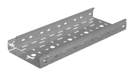 Лоток листовой перфорированный 200х50 L3000 сталь 0.7мм "БЫСТРЫЙ МОНТАЖ ПЛЮС" LPplus50-200-0.7-3000 оцинк. КМ PL0214