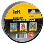Изолента ПВХ 0.18х19мм черн. (рул.20м) IEK UIZ-20-10-K02 Изолента ПВХ 0.18х19мм черн. (рул.20м) IEK UIZ-20-10-K02